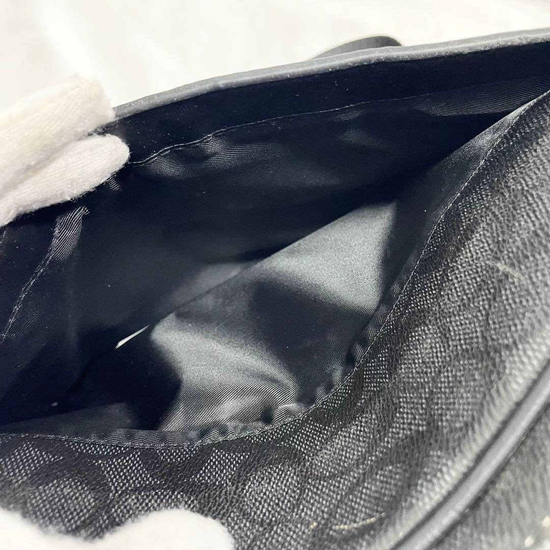 コーチ シグネチャー ショルダーバッグ ロゴ 大容量 多機能 PVC 斜めがけ