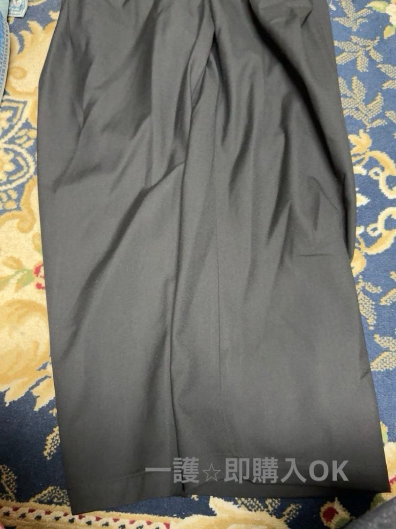 CONZ ブラック スラックス フロントポケット付き