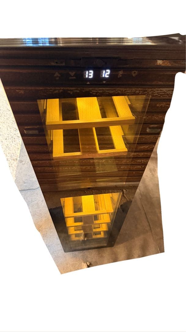 ワインセラー 18本収納 BizLife BWC-018P 木製棚 着払い