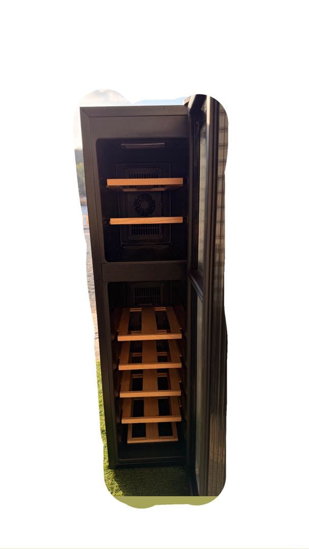 ワインセラー 18本収納 BizLife BWC-018P 木製棚 着払い