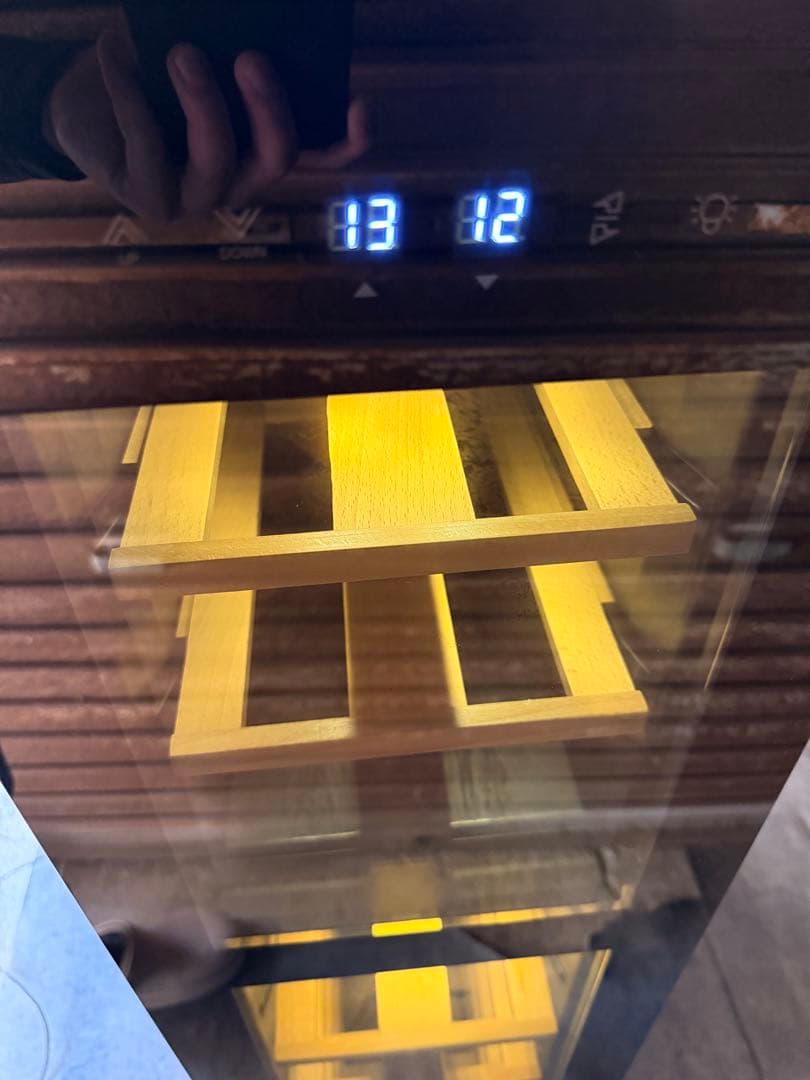 ワインセラー 18本収納 BizLife BWC-018P 木製棚 着払い