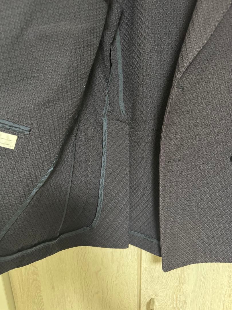 タリアトーレ　46 ネイビー　ダブル　ジャケット　紺ブレ　秋冬