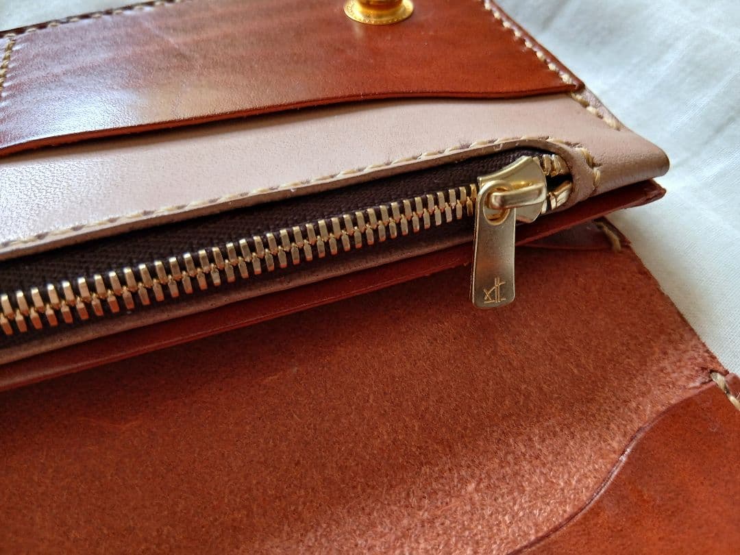 まるイタリアンレザー トラッカーウォレット ルガド 長財布 ハンドメイド