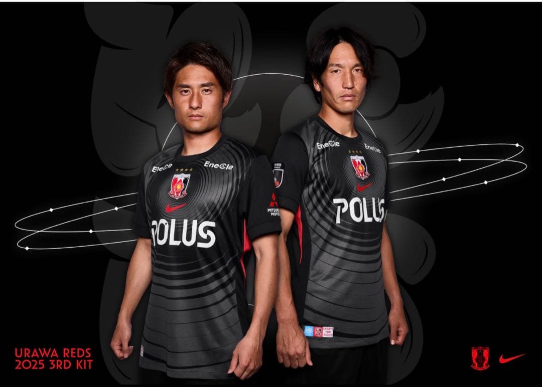【ひろかず】浦和レッズ 2023年3rdキット ブラック XL サヴィオ