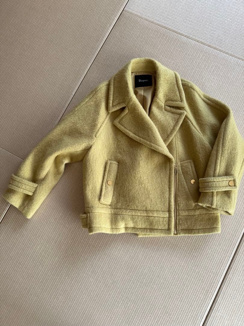 グレースコンチネンタル　Diagram シャギー　ショートコート