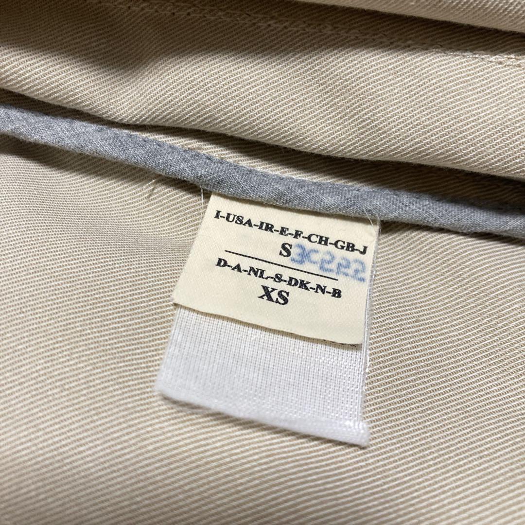 美品✨ブルネロクチネリ　ラペル切り替え　テーラードジャケット　ベージュ　S