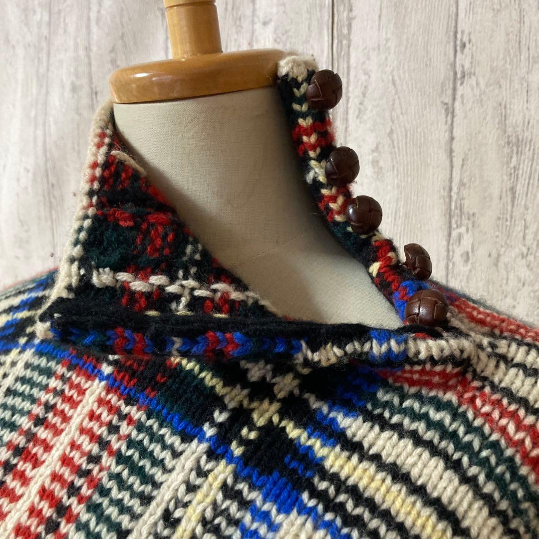 RALPH LAUREN ラルフローレン カシミア ウールケープコート ポンチョ