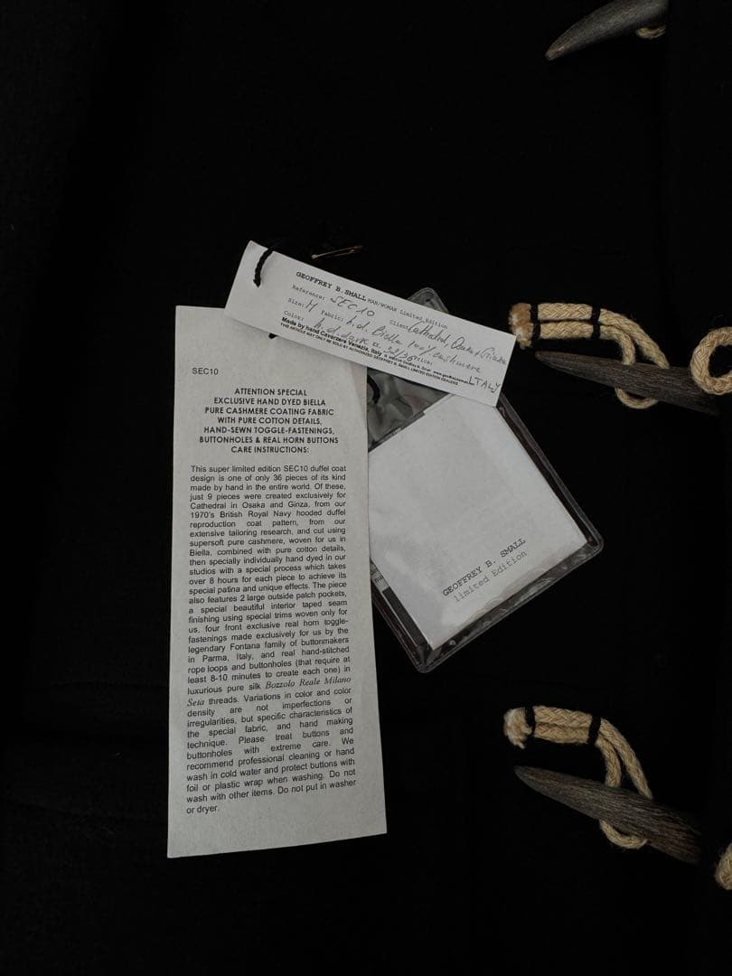 ジャケット・アウター Geoffrey B. Small Cashmere duffle coat M