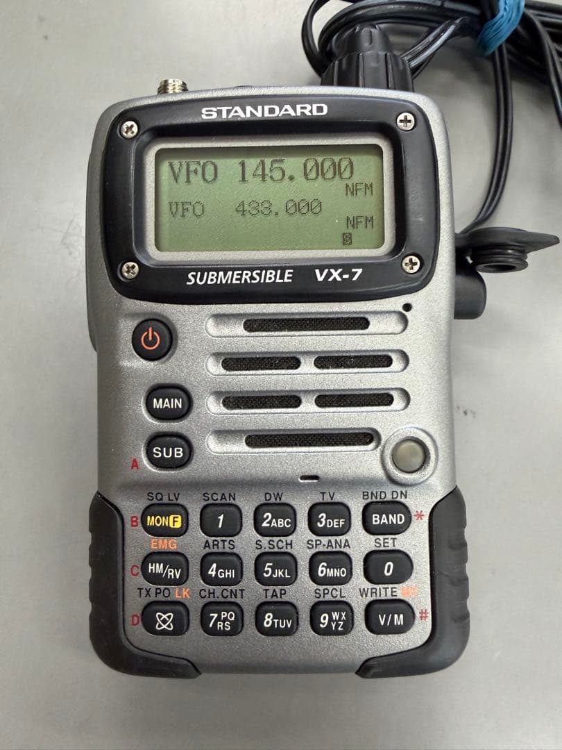 美品　STANDARD VX-7 防水無線機