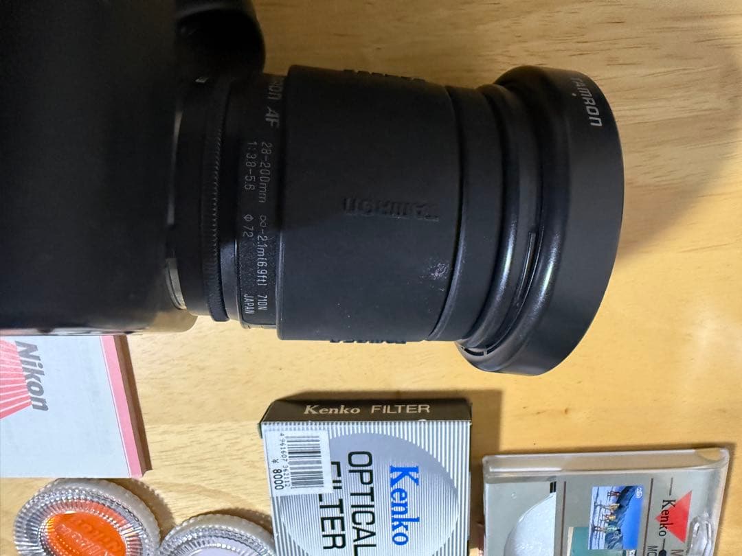 Nikon F60D フィルムカメラ Tamronレンズ SB-22