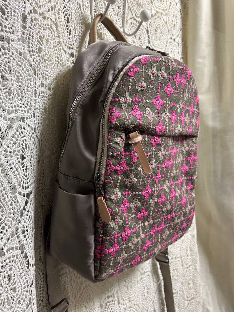 専用50904音の絵ハーフハンドメイドリュック　 ガバポシェット付き