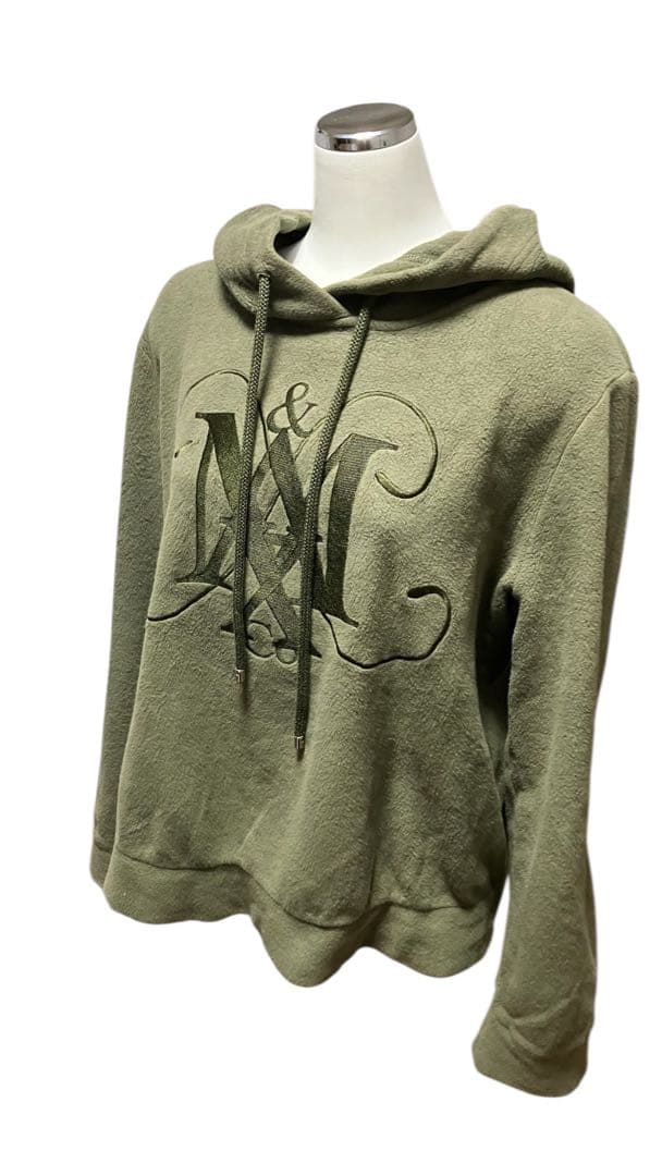 MAX&CO Max Mara ビックM刺繍ロゴ　スエット　パーカー　Lサイズ