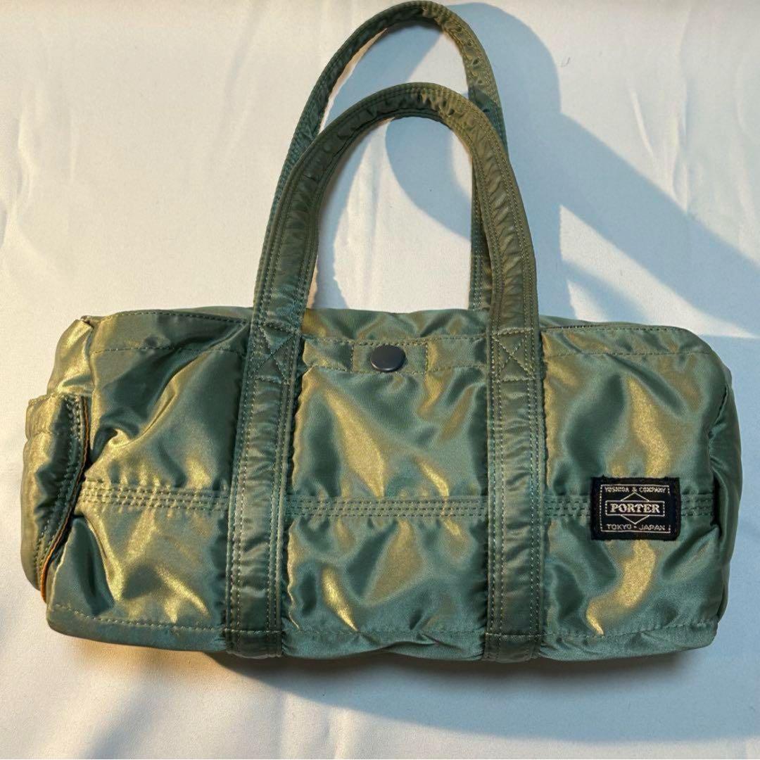美品✨廃盤品 ポーター タンカー ダッフル ミニボストンバッグSサイズ セージ