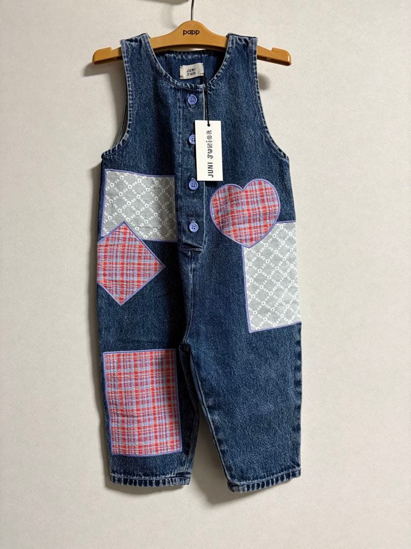 JUNI デニムオールインワン　2Y