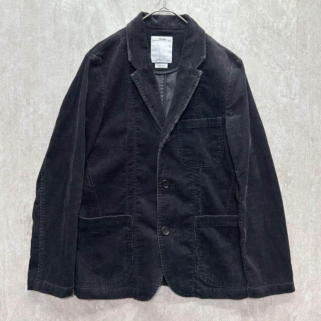 【名作アーカイブ】visvim ビズビム コーデュロイジャケット 黒 1 日本製