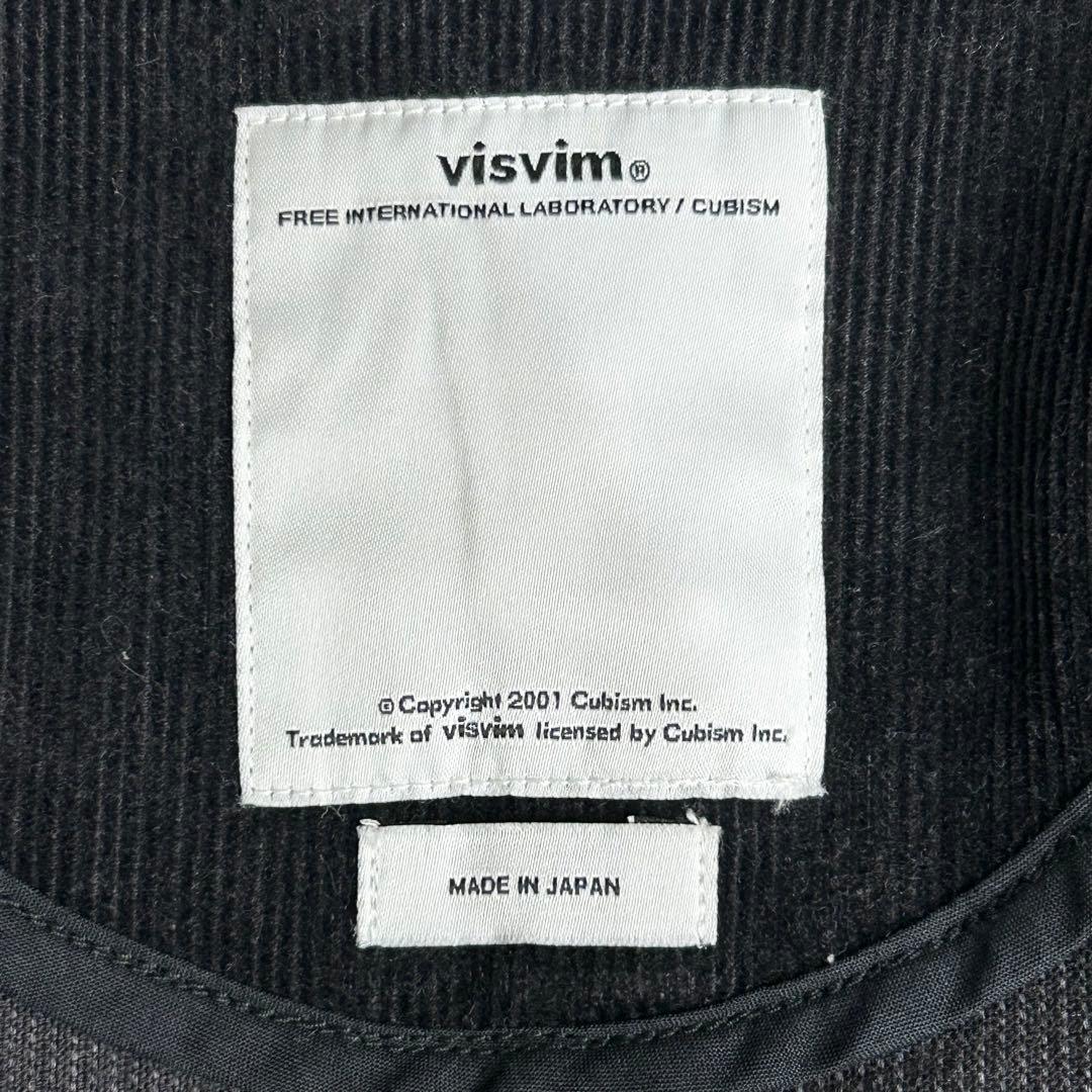 【名作アーカイブ】visvim ビズビム コーデュロイジャケット 黒 1 日本製