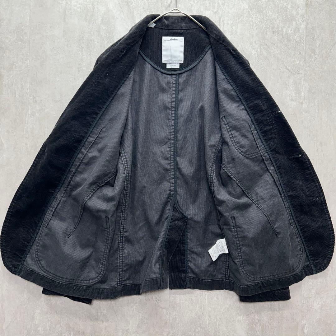 【名作アーカイブ】visvim ビズビム コーデュロイジャケット 黒 1 日本製