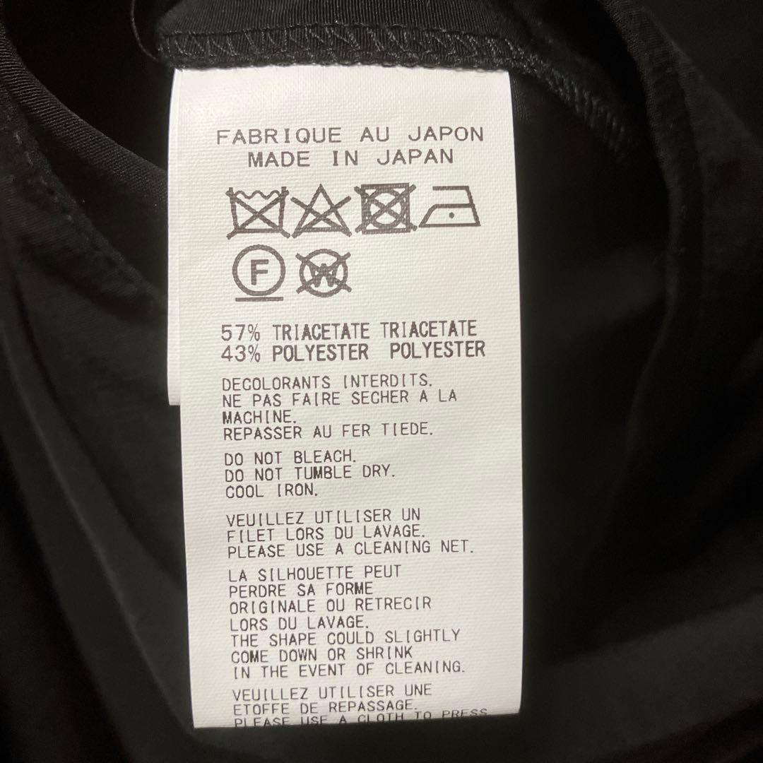 ノーカラーレイヤードドレス　ヨウジヤマモト　プールオム