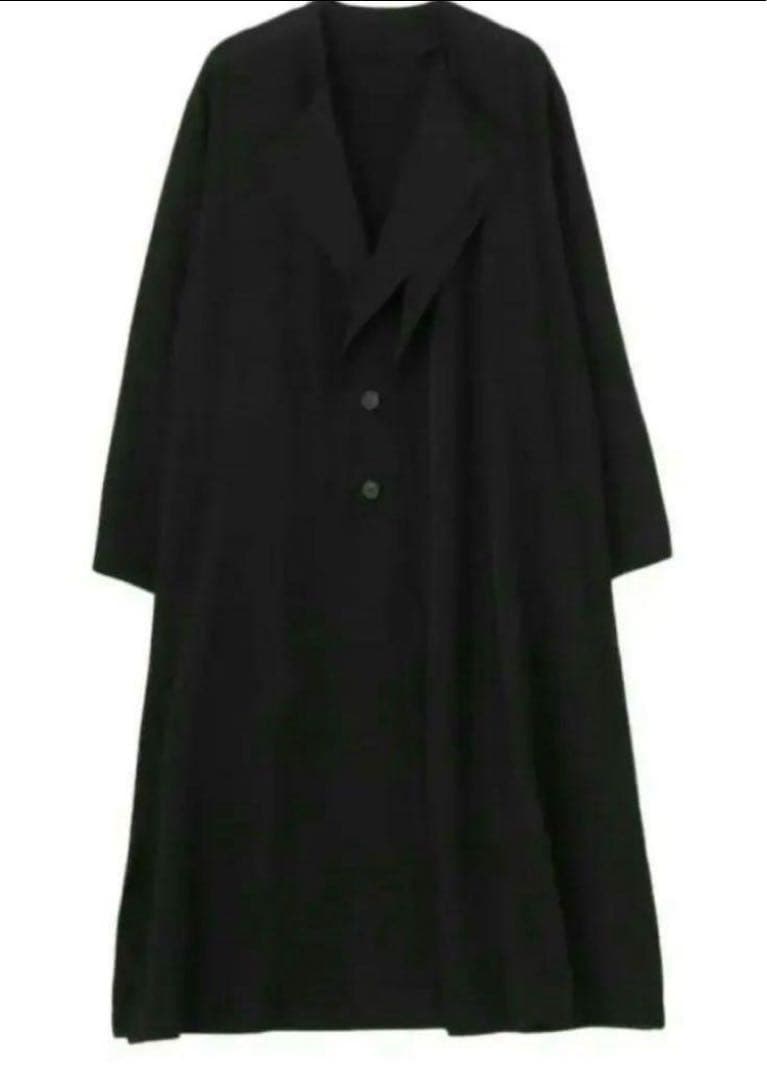 ノーカラーレイヤードドレス　ヨウジヤマモト　プールオム