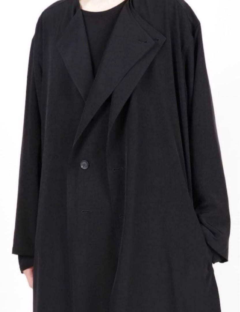 ノーカラーレイヤードドレス　ヨウジヤマモト　プールオム