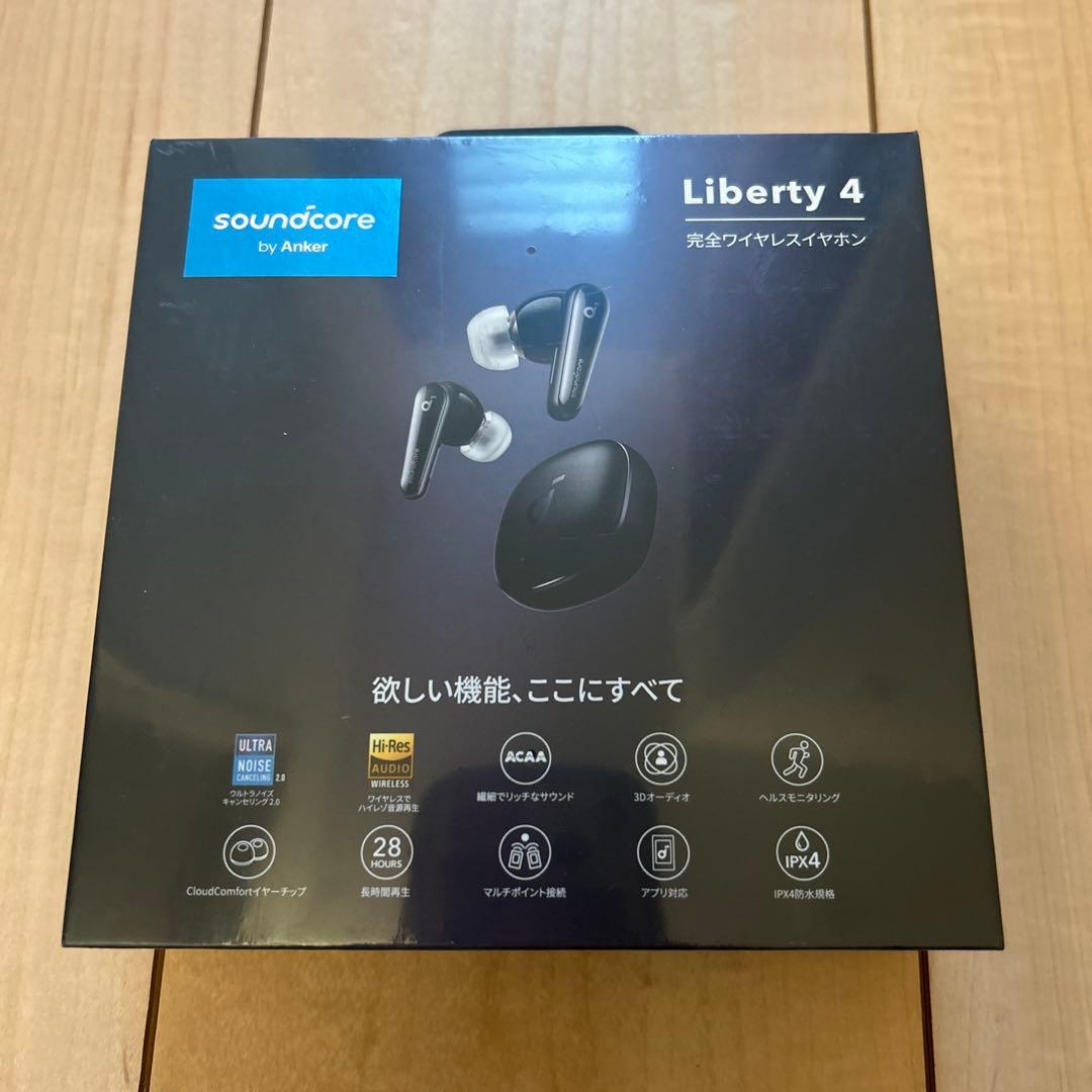未開封 Anker Soundcore Liberty 4 ミッドナイトブラック