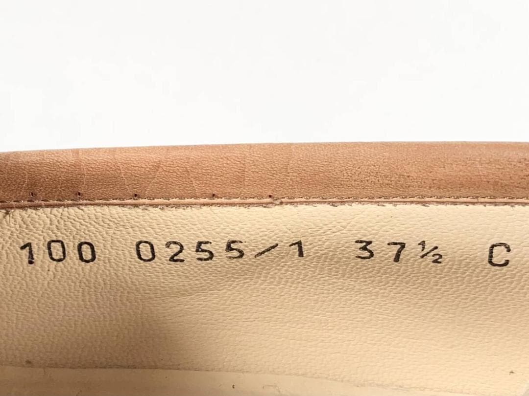 【正規】美品 グッチ GUCCI レザー ホースビットローファー 37 1/2