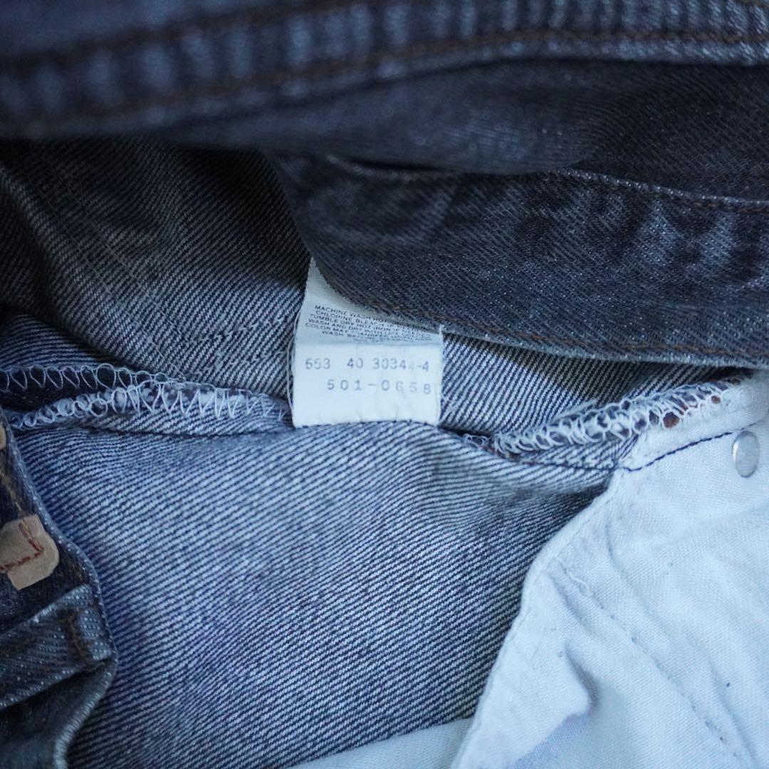 【90s】levisリーバイス 501 先染めブラック USA製 W36L30