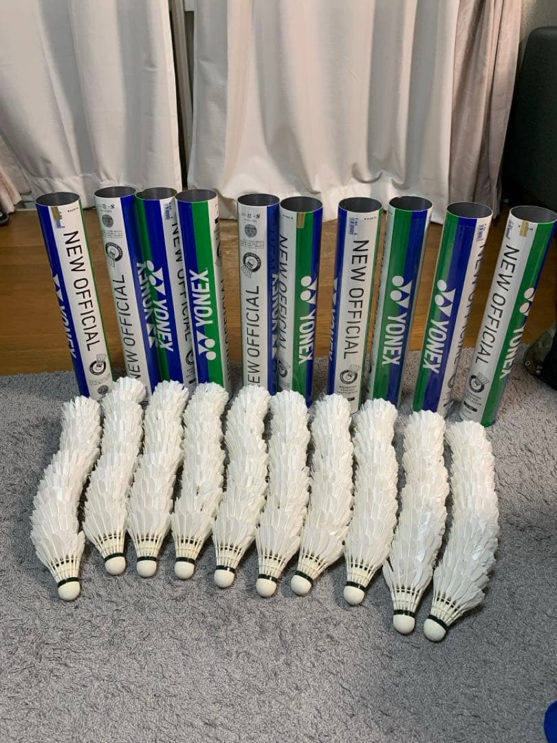 YONEX ニューオフィシャル公式バドミントンシャトル 12本セット