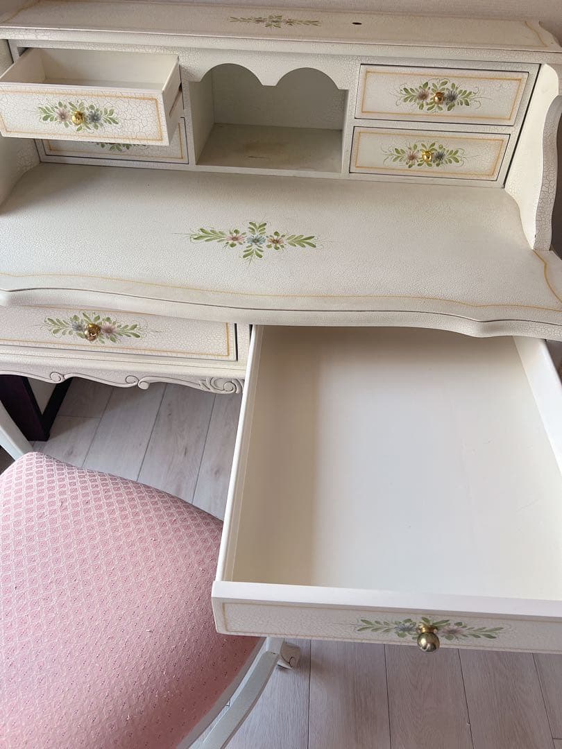 【学習机】 幅94cm 猫脚家具 ヨーロピアン調