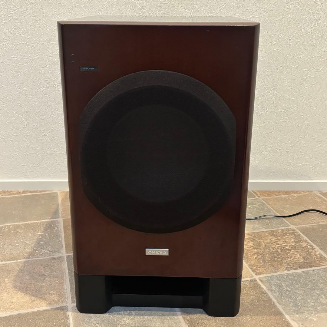 【美品】ONKYO オンキョー SL-D500 アンプ内蔵サブウーファー