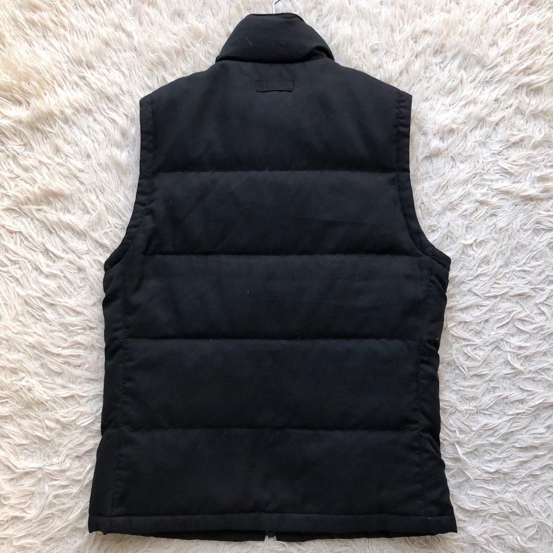 バーバリーブラックレーベル　ダウンベスト　黒　ホワイトグースダウン　L