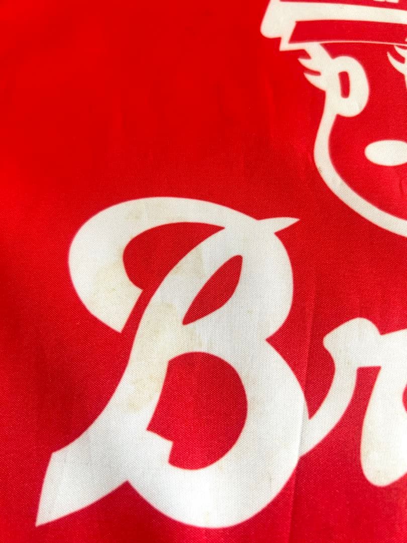 【希少・野球ファン必見】阪急ブレーブス応援旗とキャップ、1989年ブレーブス名鑑