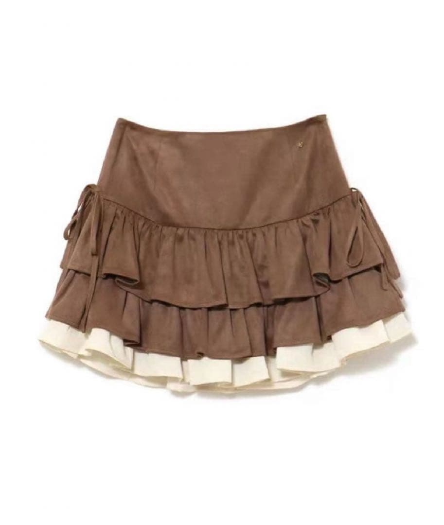 ANDMARY Mel gather skirt brown 正規品