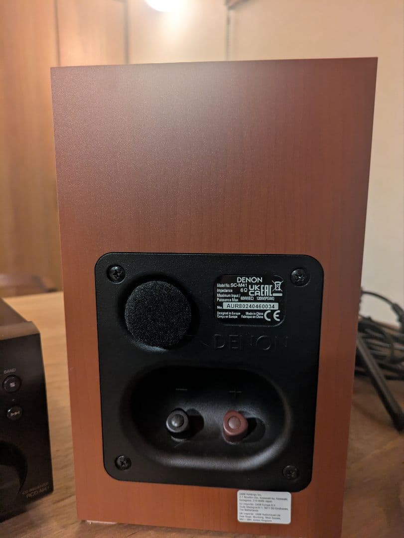 DENON　現行モデル　RCD-M41＋SC-M41スピーカー(ペア)セット！