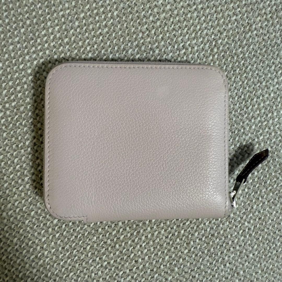 HERMES ライトピンク レザー ケース