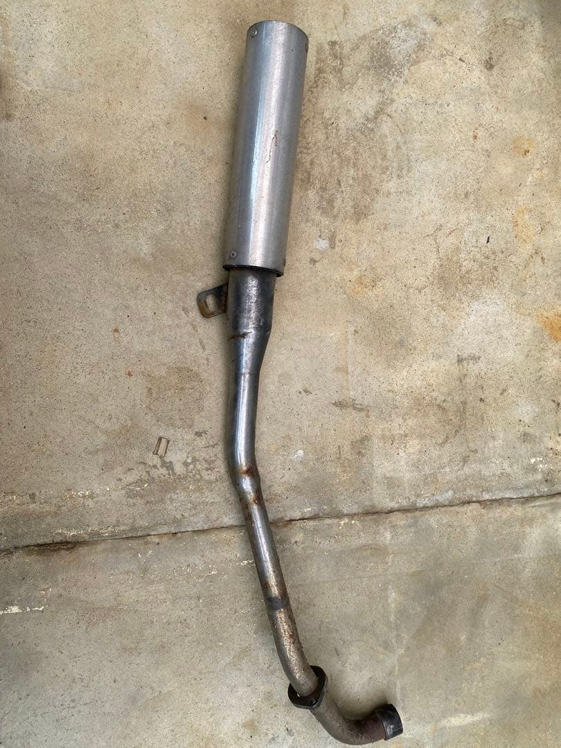 RPMマフラー　ステッカーなし　ガリ傷あり