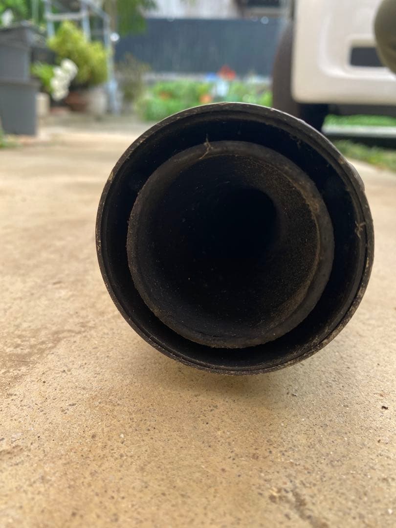 RPMマフラー　ステッカーなし　ガリ傷あり