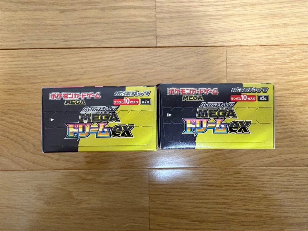 ポケモンカードゲーム MEGAドリームex シュリンクなし　2BOX