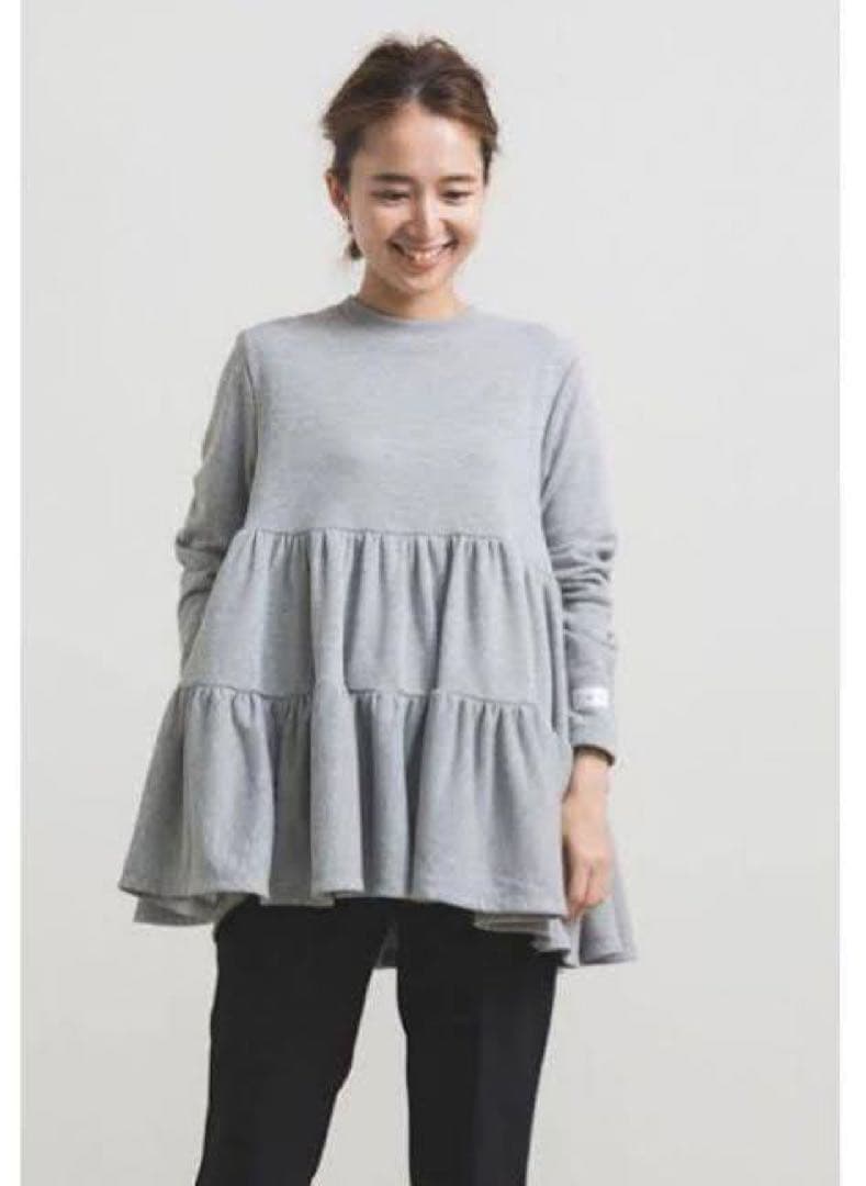 ミニ裏毛ティアードカットソー　yori