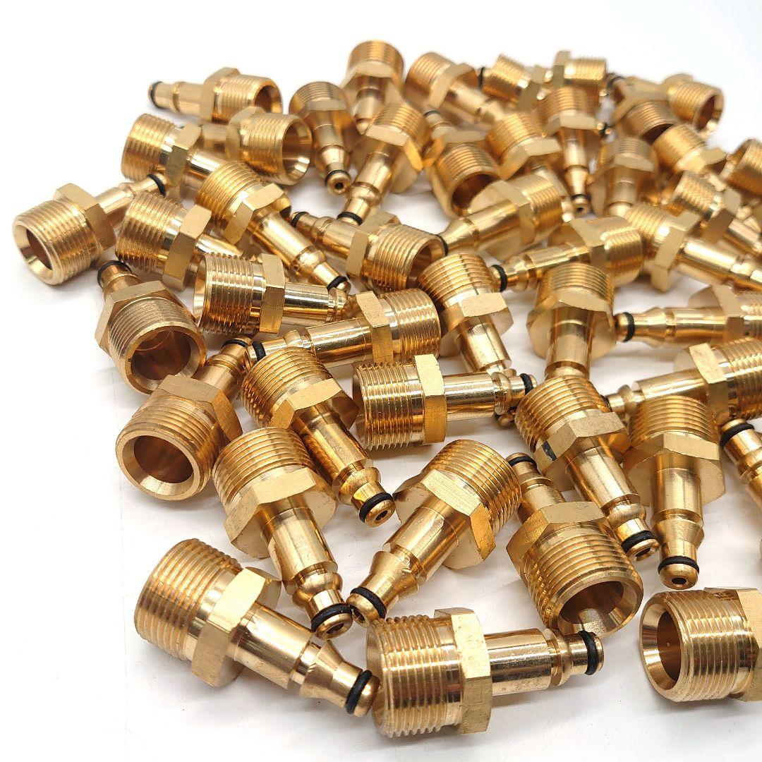 真鍮 高圧ノズル 高圧洗浄機 ホースアダプター まとめ売り