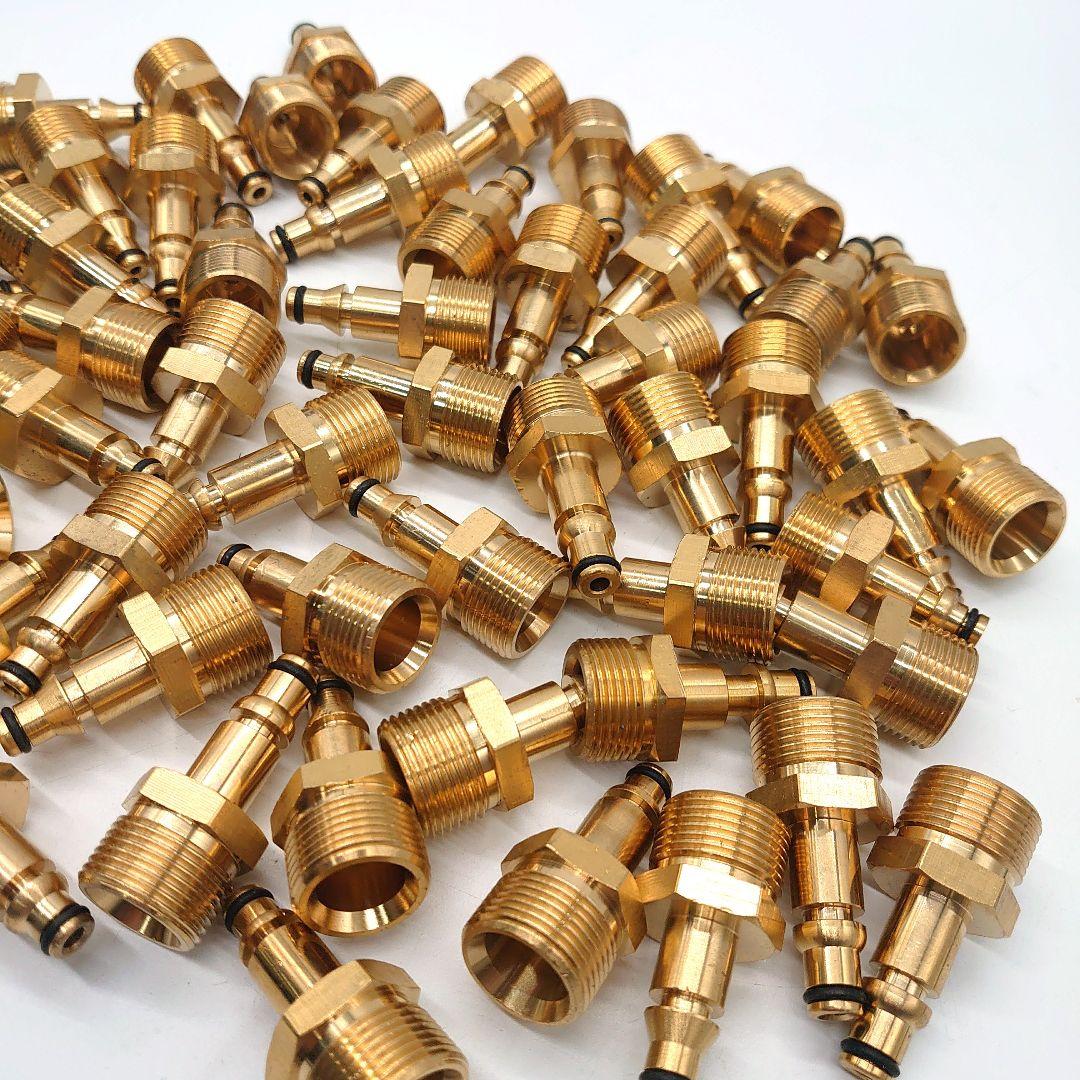 真鍮 高圧ノズル 高圧洗浄機 ホースアダプター まとめ売り