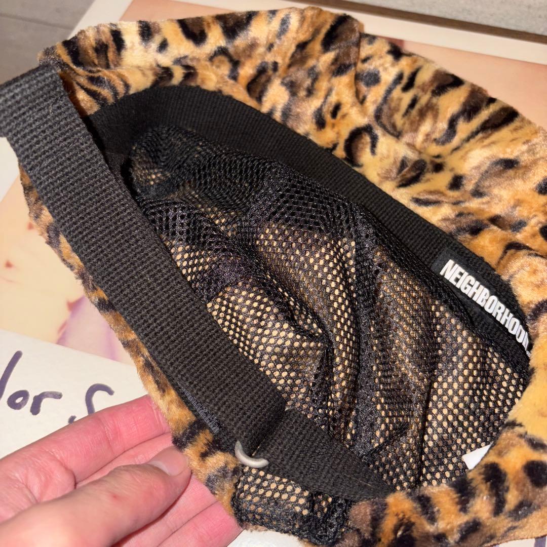 WHITENIXXX　neighborhood ベレー帽　レオパード