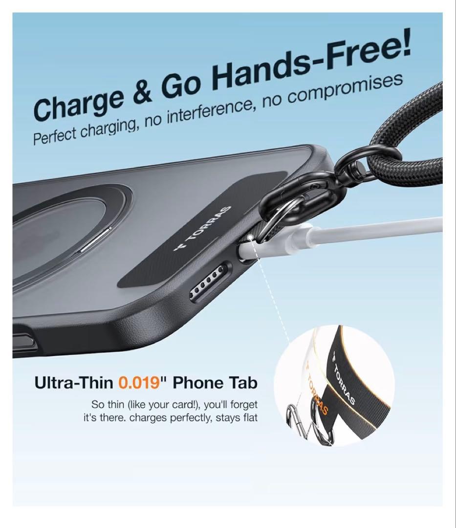 TORRAS iPhone 17 Pro Max 6.9 インチ オレンジ