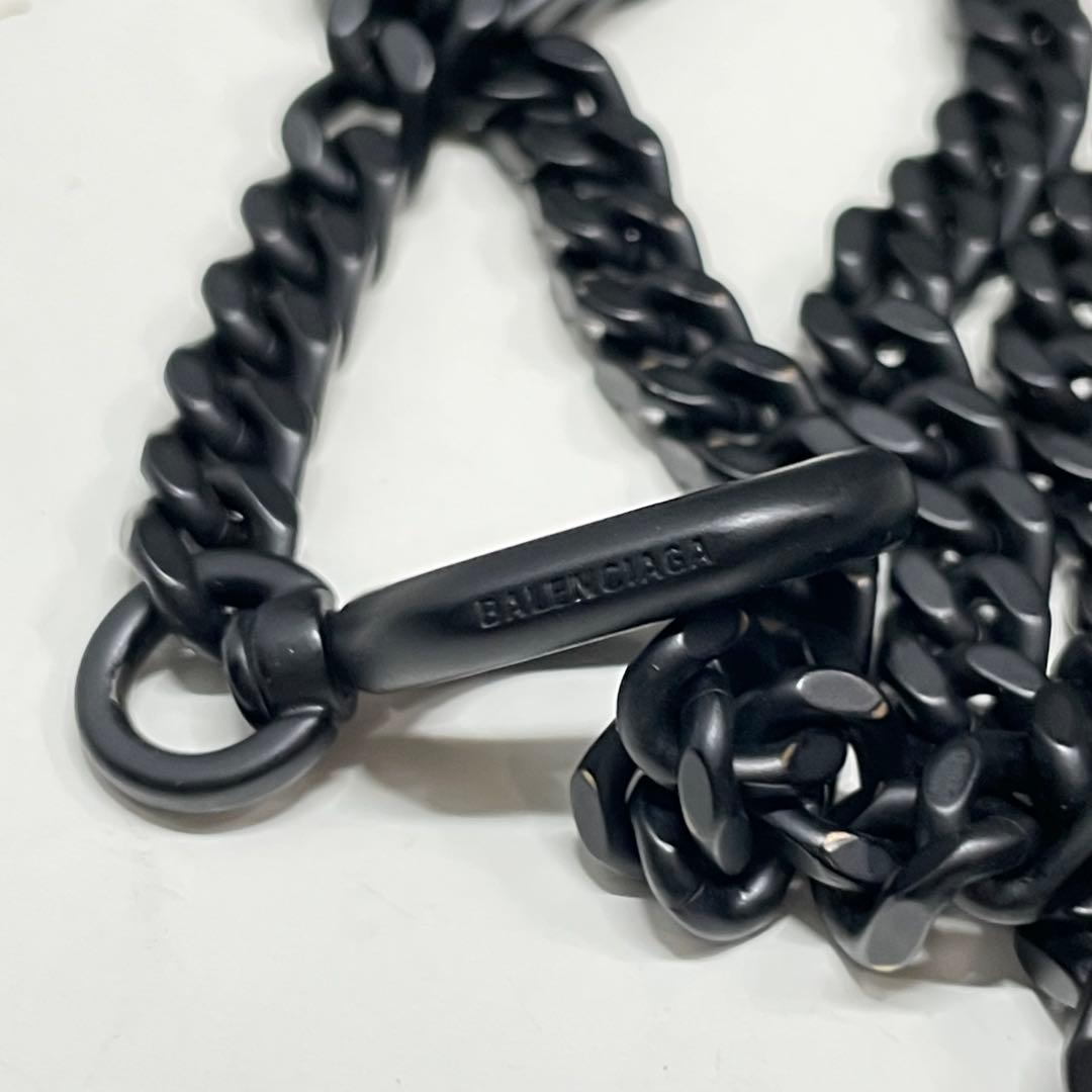 や*★様 BALENCIAGA ブラック ウォレットチェーン