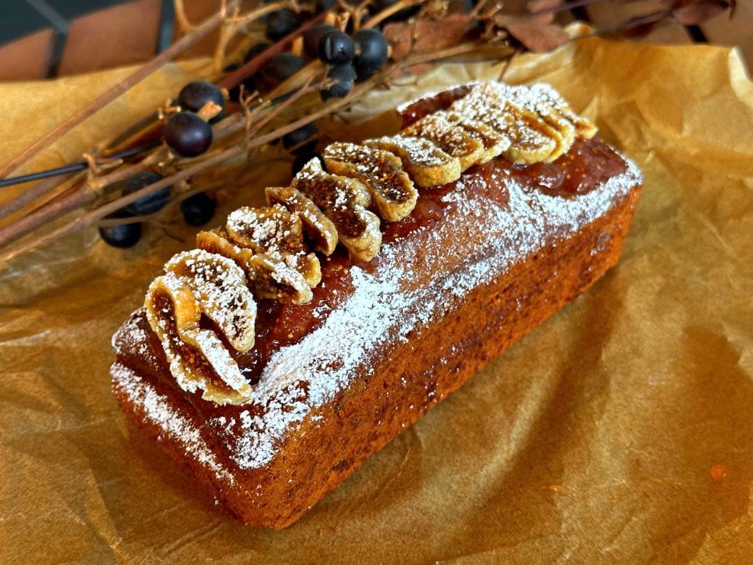 もちねこ★抹茶小豆のパウンドケーキ①と無花果アールグレイのパウンドケーキ②