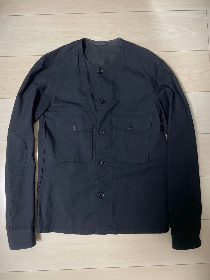 lemaire ルメール　ノーカラージャケット 黒