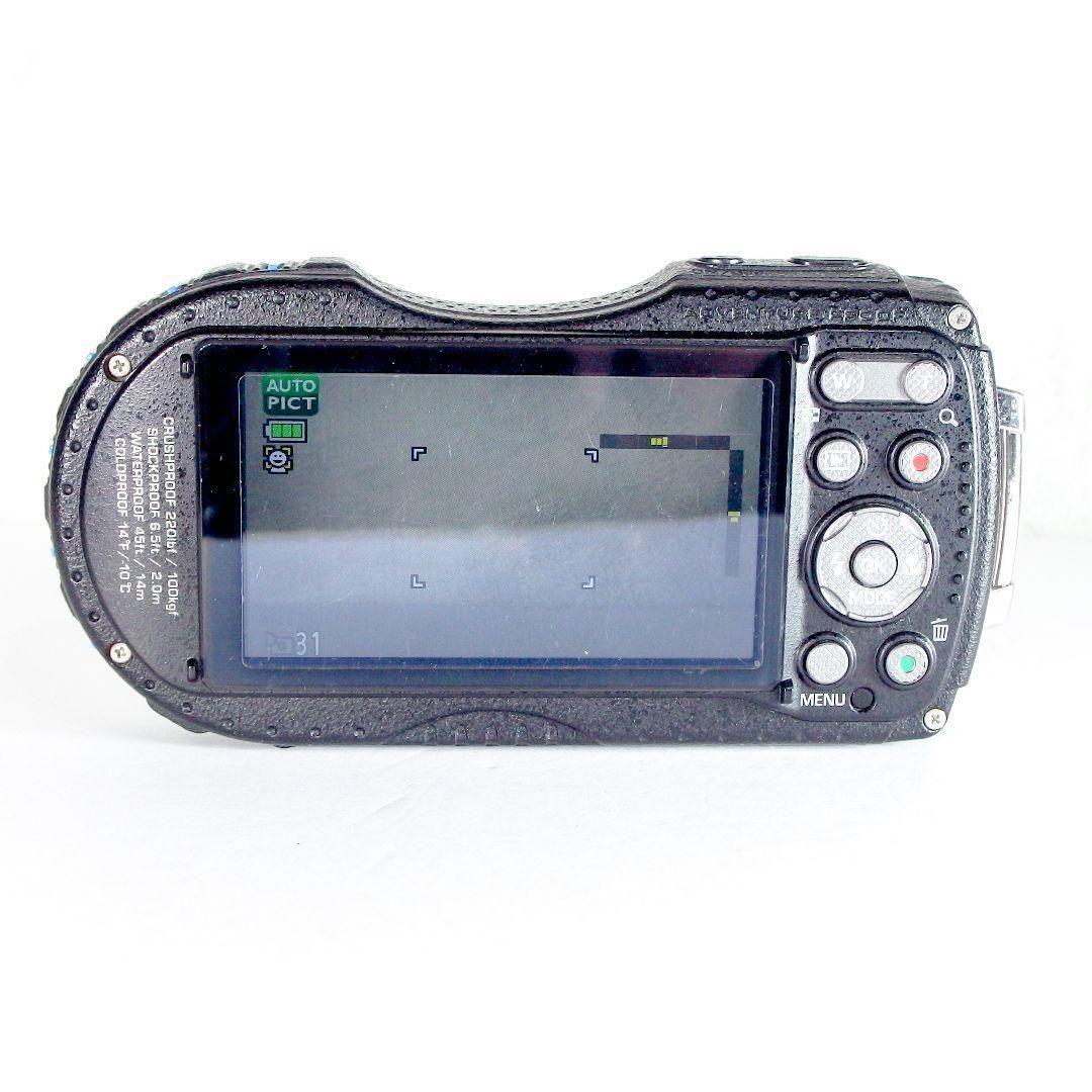 極上 完動 美品 ペンタックス PENTAX WG-3 ストラップ 社外充電器付