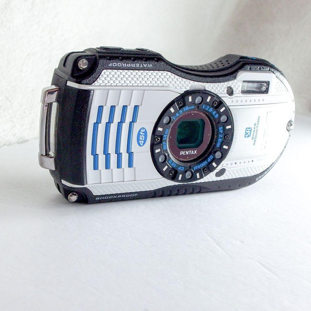 極上 完動 美品 ペンタックス PENTAX WG-3 ストラップ 社外充電器付