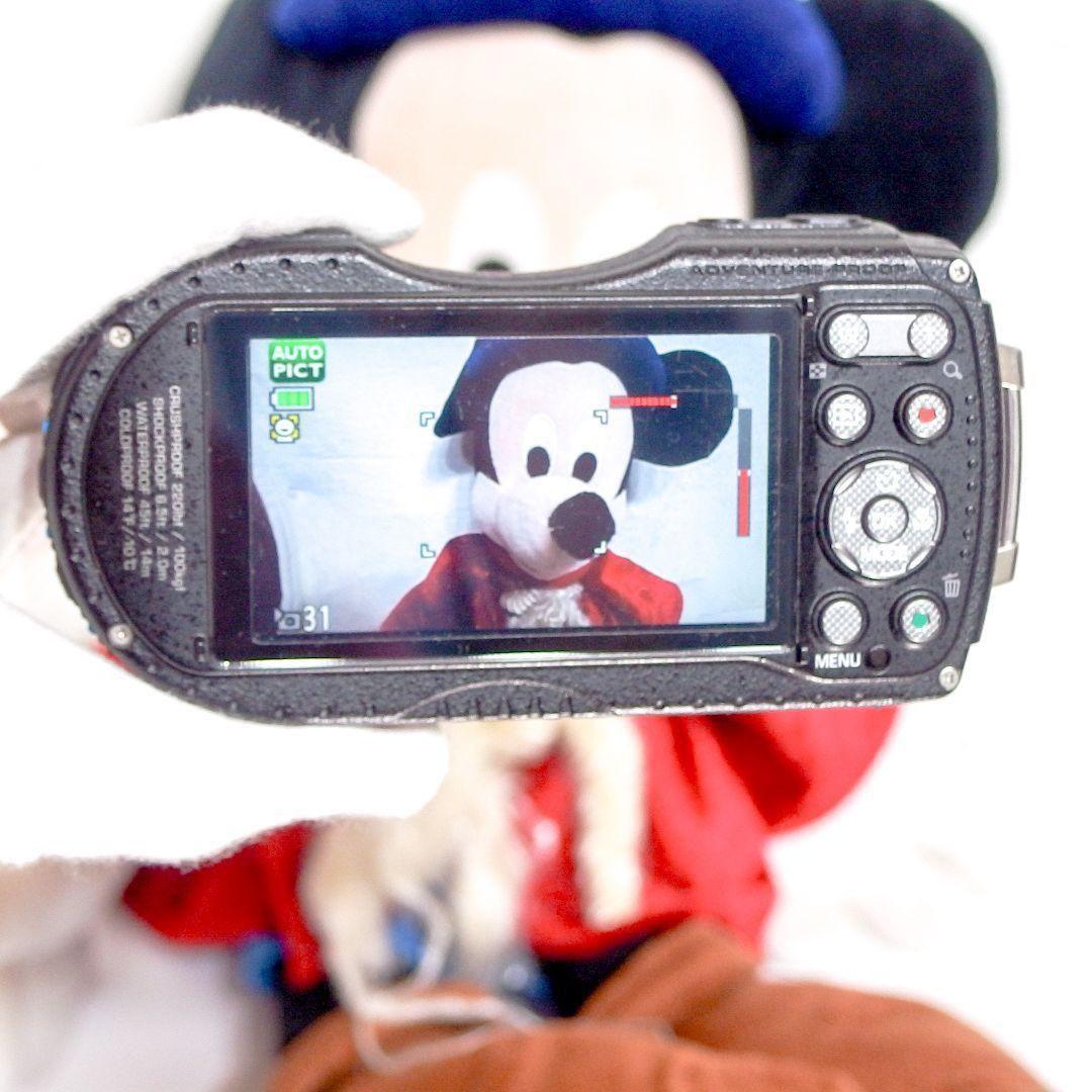 極上 完動 美品 ペンタックス PENTAX WG-3 ストラップ 社外充電器付