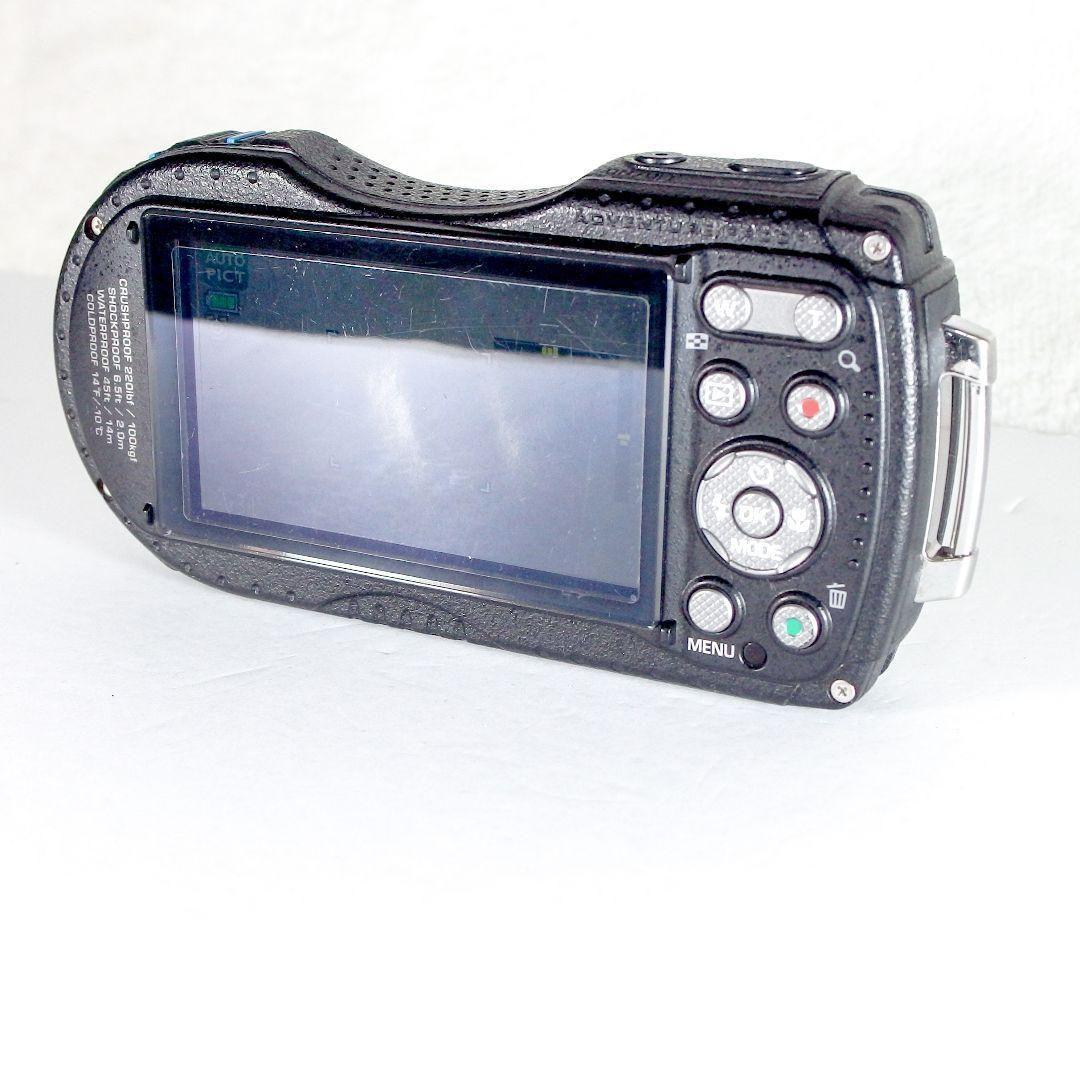 極上 完動 美品 ペンタックス PENTAX WG-3 ストラップ 社外充電器付